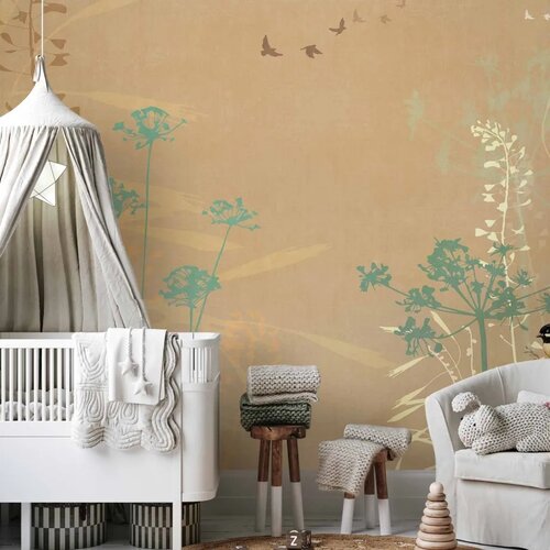  Foto tapeta - Bird in the Meadow 500x350 Vodootporna Cijene
