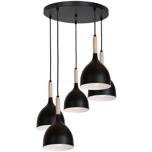  Luster na sajli NOAK WOOD 5xE27/60W/230V Cene