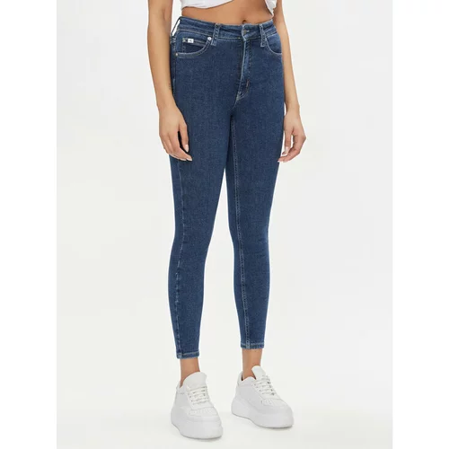 Calvin Klein Jeans Jeans hlače J20J222770 Modra Super Skinny Fit