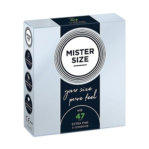 AsRock Kondomi mister velikost čista občutek dodatno fino 47 mm 3 uds, (21083846) Slike