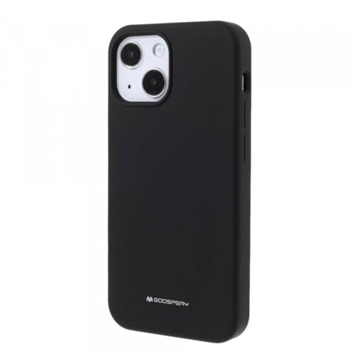 Goospery soft Feeling silikonski ovitek za iPhone 14 Plus - črn Slike