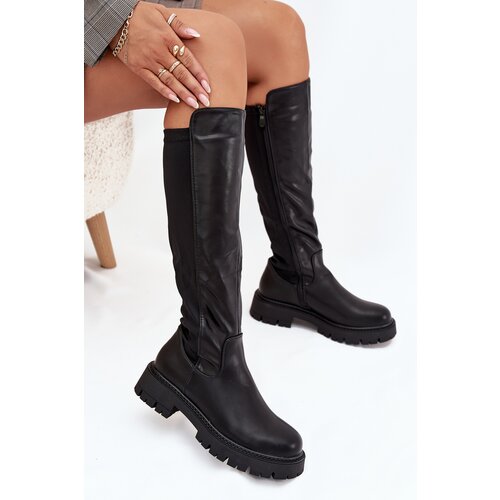 Boto Insulated Women's Boots with Zipper Black Harlina Cene
