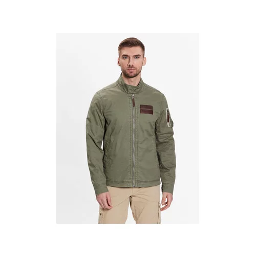Aeronautica Militare Prehodna jakna 231AB2068CT3013 Zelena Regular Fit