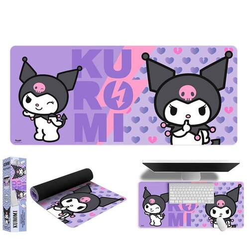 Hello Kitty Podloga za mi&amp;scaron; i tipkovnicu Kuromi, 80 x 35 cm Slike