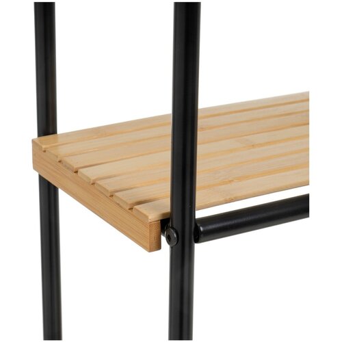 Casa Selecci&amp;oacute;n Bambusov regal v črni in naravni barvi 41x77 cm &amp;ndash; Slike