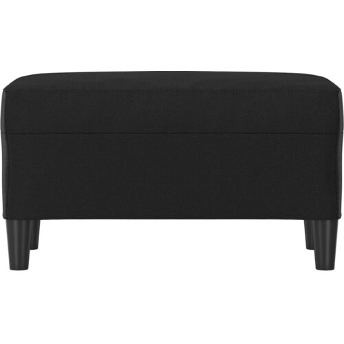 Klupa crna 70 x 35 x 41 cm od umjetne kože Slike