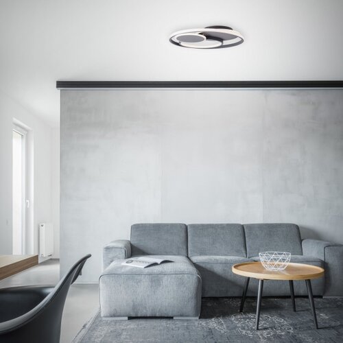 Brilliant LED prigu&amp;scaron;iva plafonska svetiljka RUNDA LED/50W/230V 3000-6500K crna + daljinski upravljač Slike