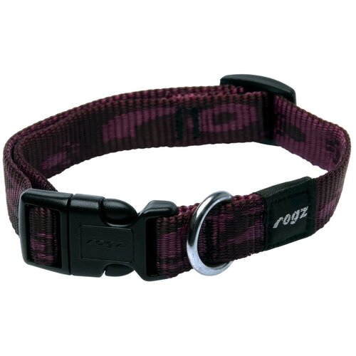 Rogz alpinist ogrlica za pse od mekane tkane trake m — 26–40 cm ljubičasta Cene