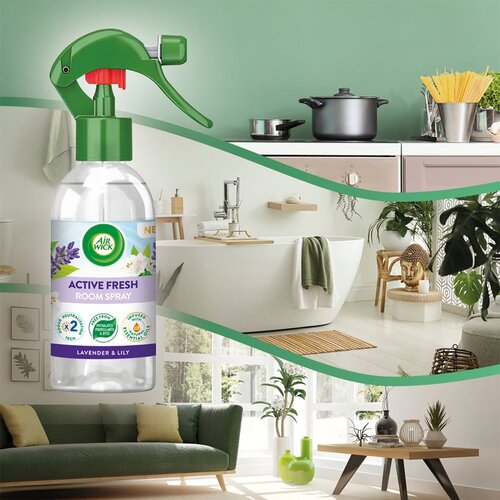 Air Wick Active Fresh Lavender &amp;amp; Lily pr&amp;scaron;ilo za dom z vonjem sivke 237 ml Slike