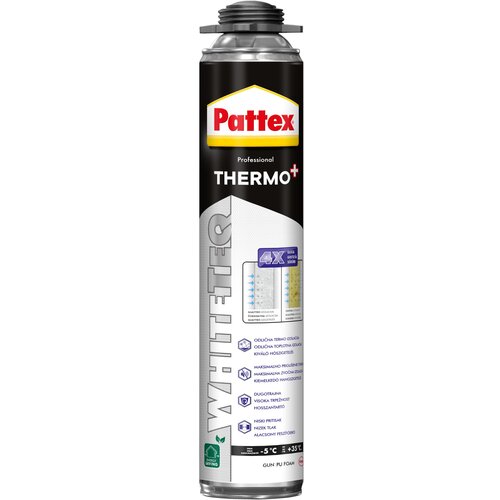 PATTEX PU pjena za pi&amp;scaron;tolj Whiteteq STD Thermo (Bijela, 700 ml) Slike
