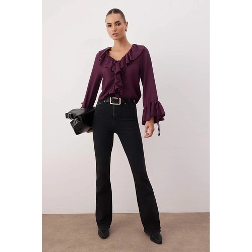 TRENDYOLMILLA Ženski pantalone TWOAW25JE00096, Antracit Cene