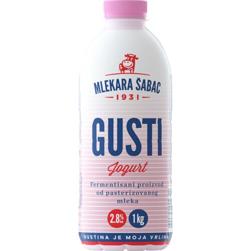 Mlekara Šabac Jogurt gusti 2,8%mm 1kg Cene
