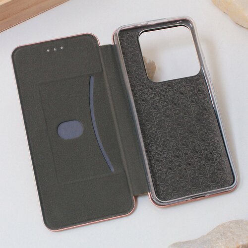 Teracell Maska za Xiaomi 14 Pro na preklop Flip Premium roze zlatna Cene
