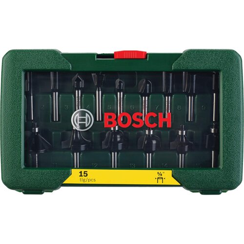 Bosch 15-delni set TC glodala (2607019468) Slike