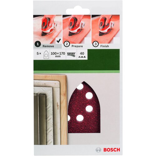 Bosch 5-delni set brusnih listova za multi-brusilice 2609256A73 Slike