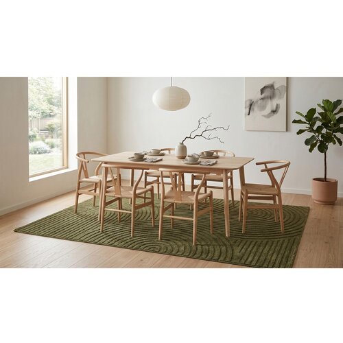 ESTE Temno zelena preproga 160x230 cm Whirl &amp;ndash; Slike