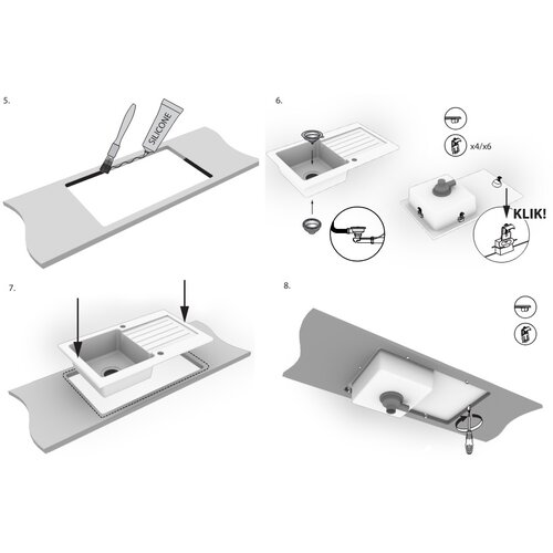 LAVEO barbados (kratka) crna 650x440/200 mm Slike
