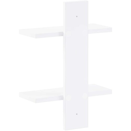  Zidna polica Bijela 30 x 13,5 x 43 cm Prerađeno drvo Slike