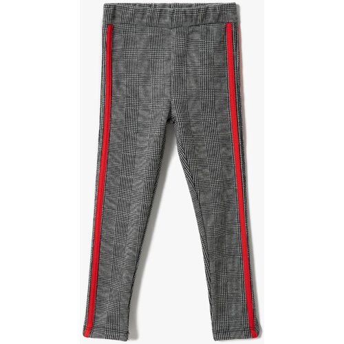 Koton Girls Black Plaid Leggings Slike