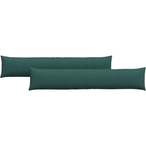 VidaXL jastučići za sofu 2 pcs tamnozelena 200 x 40 cm tkanina Slike