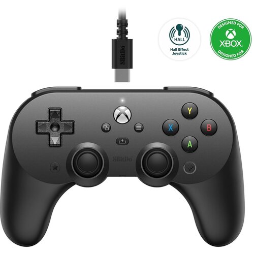 8BitDo Pro 2 žični igralni plo&scaron;ček za Xbox črne barve Cene