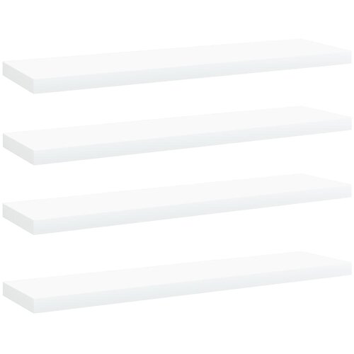 VidaXL Dodatne police za omaro 4 kosi bele 40x10x1,5 cm iverna plo&amp;scaron;ča Slike