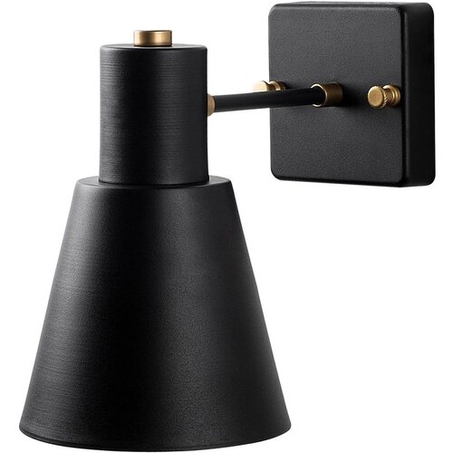 Opviq lights Zidna lampa E27 Max 40W, Crno-zlatna Slike