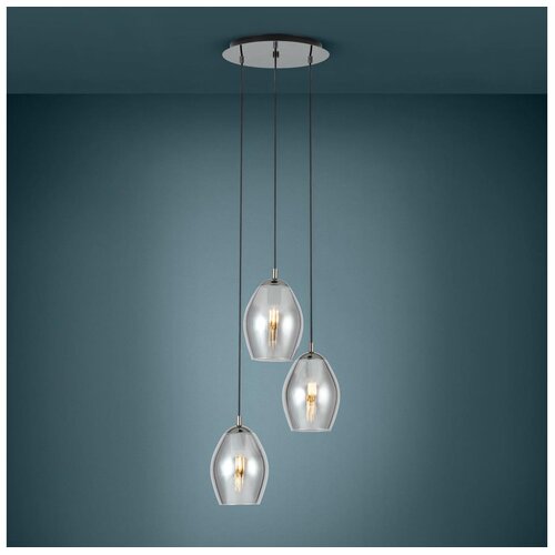 Eglo 39565 -  visilica na sajli estanys 3xE27/60W/230V dimno staklo Cene