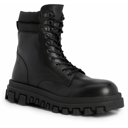 Tommy Jeans Pohodni čevlji Tjm Elevated Outsole Boot EM0EM01251 Black BDS