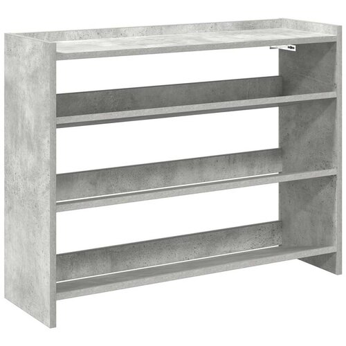 Maison Chic Regal za čevlje - Polica za čevlje betonsko siv 80x25x62 cm inženirski les, (21777826) Cene