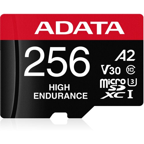 Adata UHS-I U3 MicroSDXC 256GB V30S class 10 + adapter AUSDX256GUI3V30SHA2-RA1 Slike