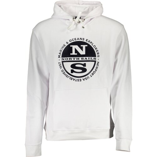 North Sails SWEATSHIRT WITHOUT ZIP MAN WHITE Slike