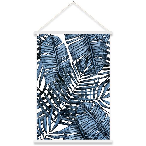 Dekordom slika KAKAMONO 60x90 - KARA26507 - Blue Palm Cene