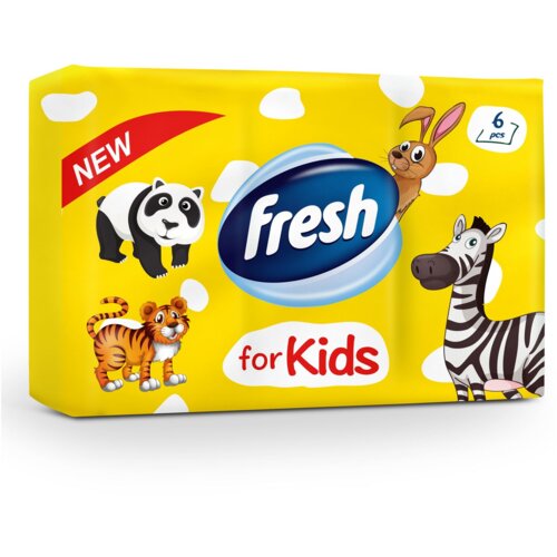 Fresh Papirne maramice za decu, Troslojni, 6 komada Cene