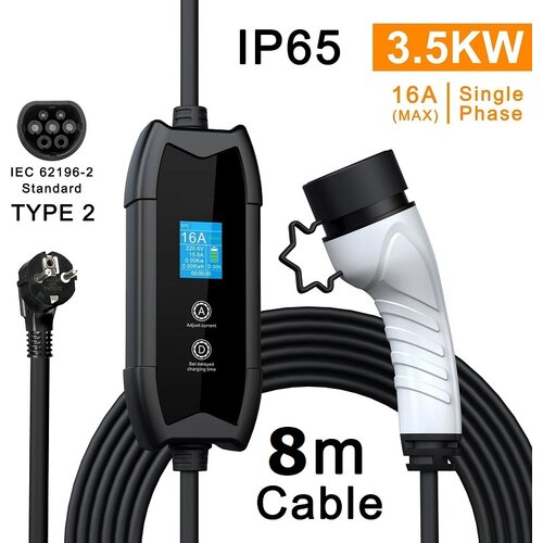  punjač evse type 2 -3,5 kw- sa kablom 8m Cene