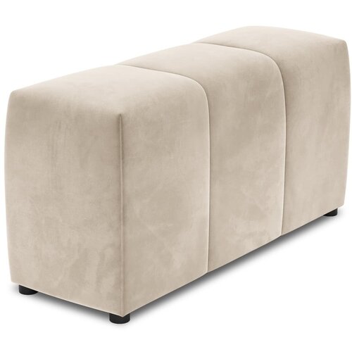 Cosmopolitan Design Bež baršunasti naslon za ruke za modularnu sofu Rome Velvet - Cijene