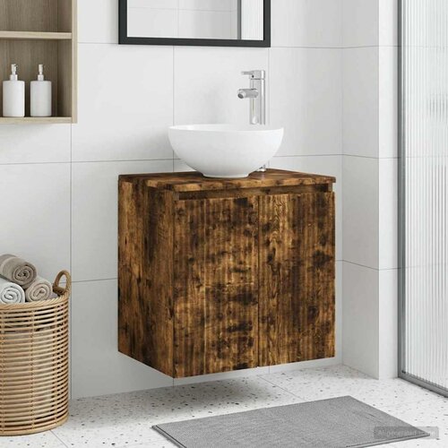  Umivaonik s policom Dimljeni hrast 49,5 x 41 x 64,5 cm Cene
