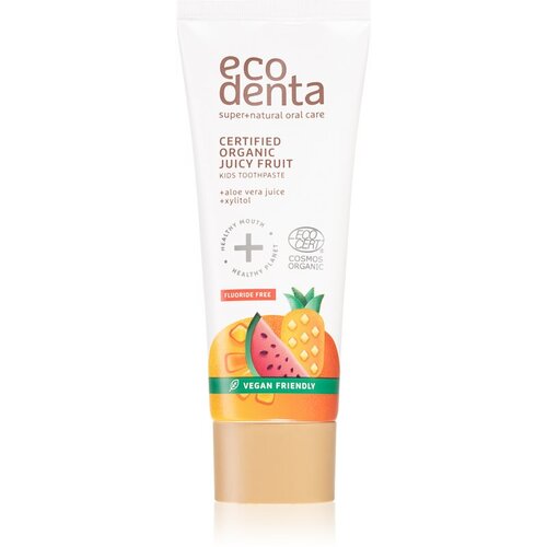 Ecodenta Organic Kids Certified Organic Juicy Fruit otro&amp;scaron;ka zobna pasta 75 ml Slike