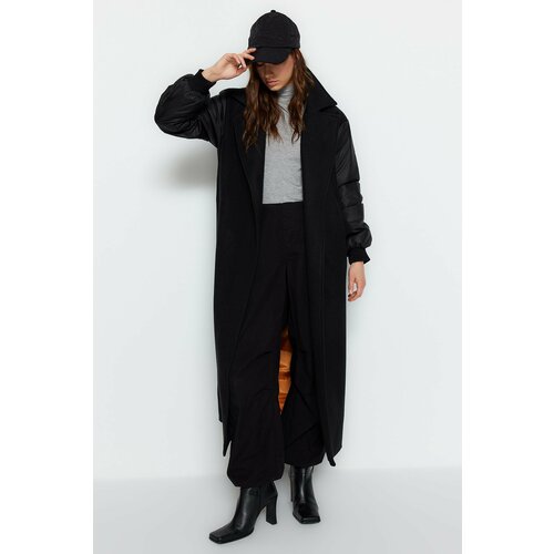 Trendyol Coat - Black - Basic Cene