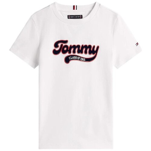 Tommy Hilfiger Majice s kratkimi rokavi KB0KB10118 YBR Bela Slike