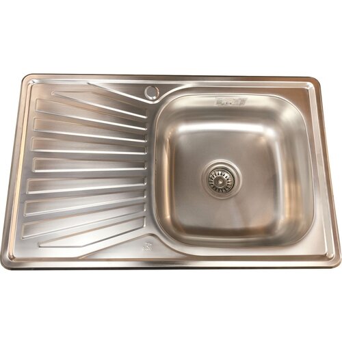 Inter Ceramic ugradna Sudopera Alpaka Tampiko, Leva, Pravougaona, Otvor Za Sifon 11 cm, Sifon 3, Hrom Slike