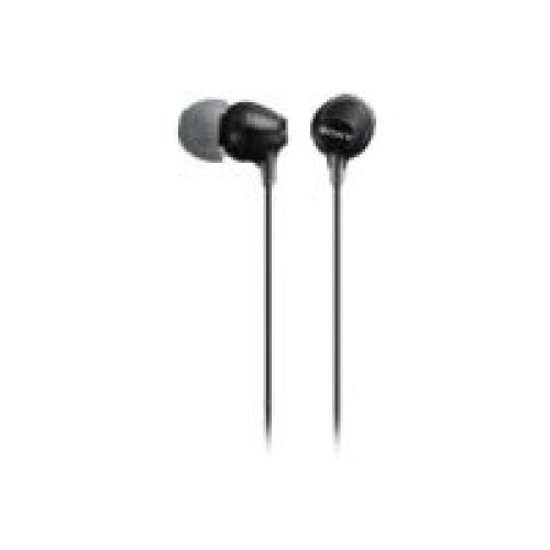 Sony Slu&scaron;alke v uho MDR-EX15LP, serija EX, žične, 3,5 mm priključek, črne. Cene