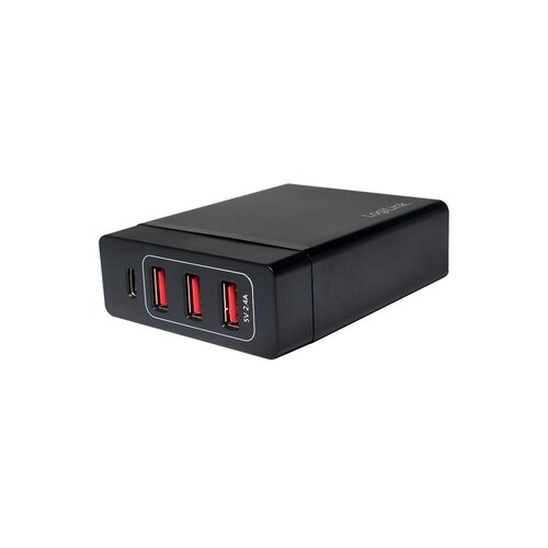 Logilink PA0122 PA0122 USB punjač Utičnica Izlazna struja maks. 10200 mA 4 x USB, Ženski konektor USB-C&amp;trade; Automatska detekc Slike