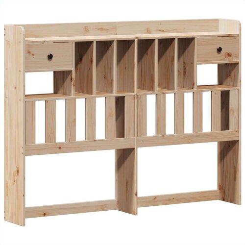 vidaXL Posteljni okvir brez vzmetnice 140x190 cm trdna borovina Cene