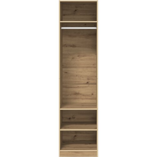 VidaXL Ormar Crni Hrast 50x50x200 cm hrast artisan 50 x 50 x 200 cm Slike