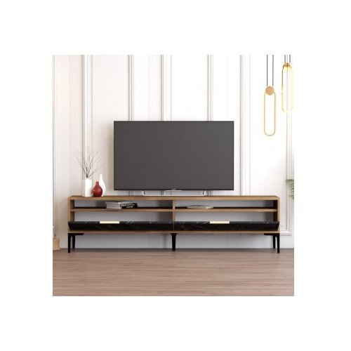Hanah home Istanbul 2TV polica, smeđe-crna Cijene