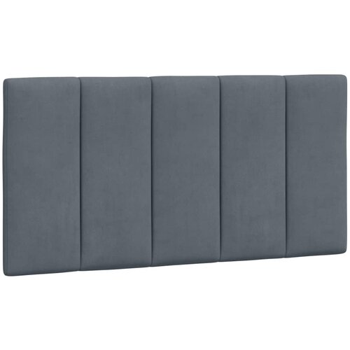 Maison Chic posteljno vzglavje - vzglavna omarica - vzglavna stranica temno siva 100 cm žamet, (21703880) Cene