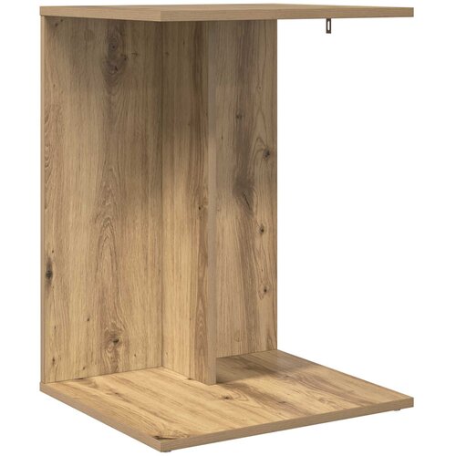 VidaXL Stranska miza Umetni hrast 45 x 40 x 62,5 cm Konstruiran les, (5000201849) Slike