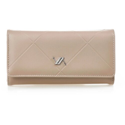 Verde Novčanik ženski pravougaoni sa štepom 1441, 19×3.5×10 cm krem Cene