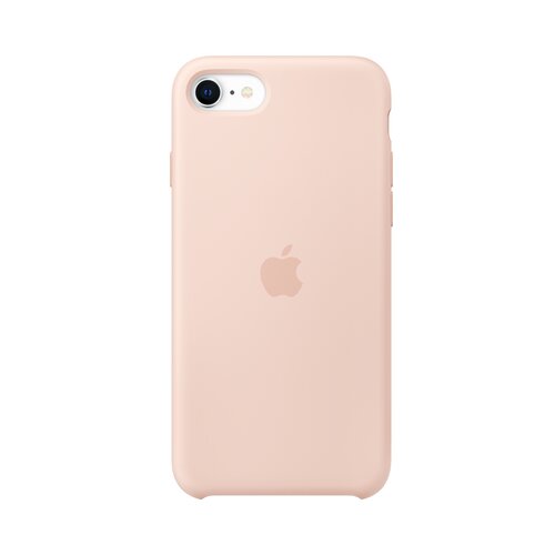 Apple iphone SE3 silicone case chalk pink (mn6g3zm/a) Slike